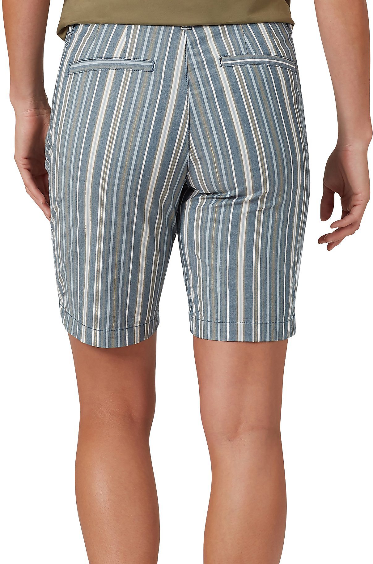 Lee Womens Twill Striped Bermuda Shorts | eBay