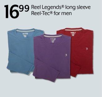 16.99 Reel Legends® long sleeve Reel-Tec® for men