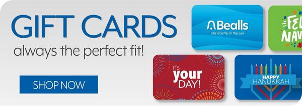 Bealls Gift Cards - Always the Perfect Fit - Shop Now