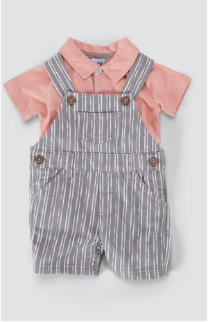 Simple Joys made by Carters Child Size 0-3 Months Blue Stripe Pants 