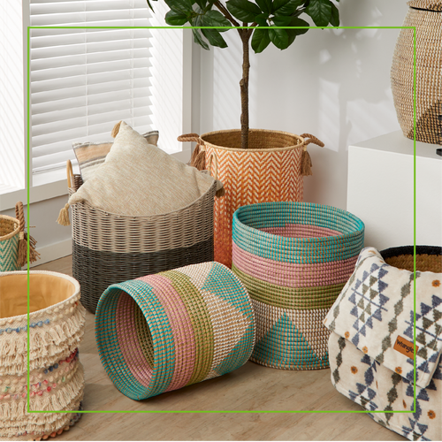 Get Organized With Home Storage Bins & Baskets