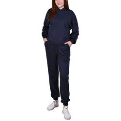 NY Collection Womens Hoodie & Joggers Set