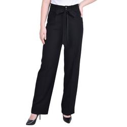 Womens Belted Full Length Pants