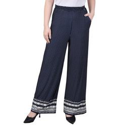 Womens Wide Leg Pull On Pant