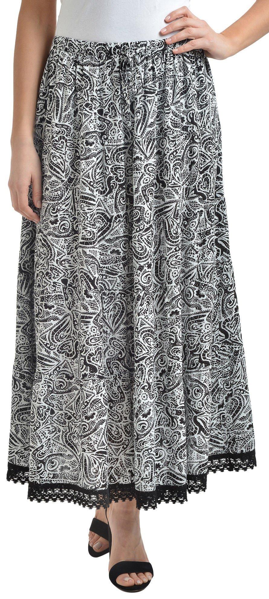 NY Collection Womens Paisley Tiered Maxi Skirt | Bealls Florida