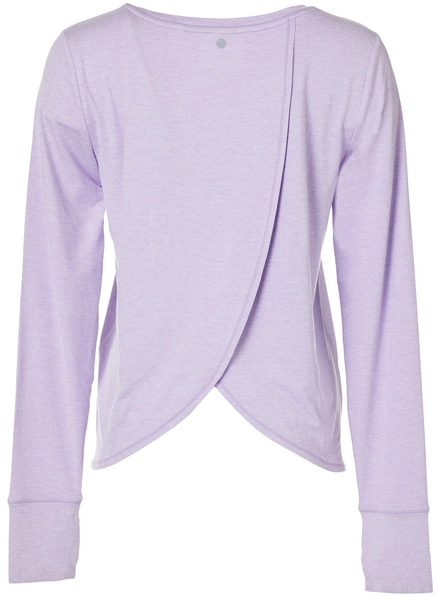 Yogalicious Womens Heavenly Ribbed Kathleen Long Sleeve Top - 2 Pack :  Target