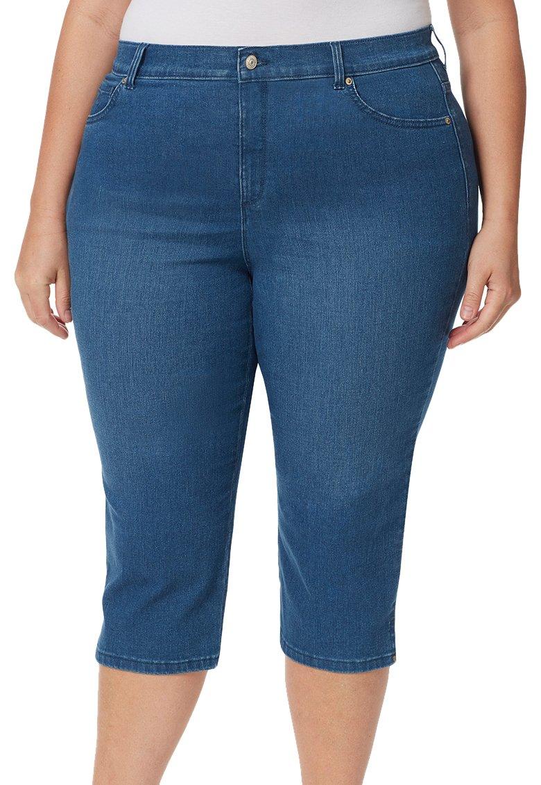 Style Co Womens Capri Jeans SIZE 6P - 8P Blue Pockets High Rise Stone Wash  Denim