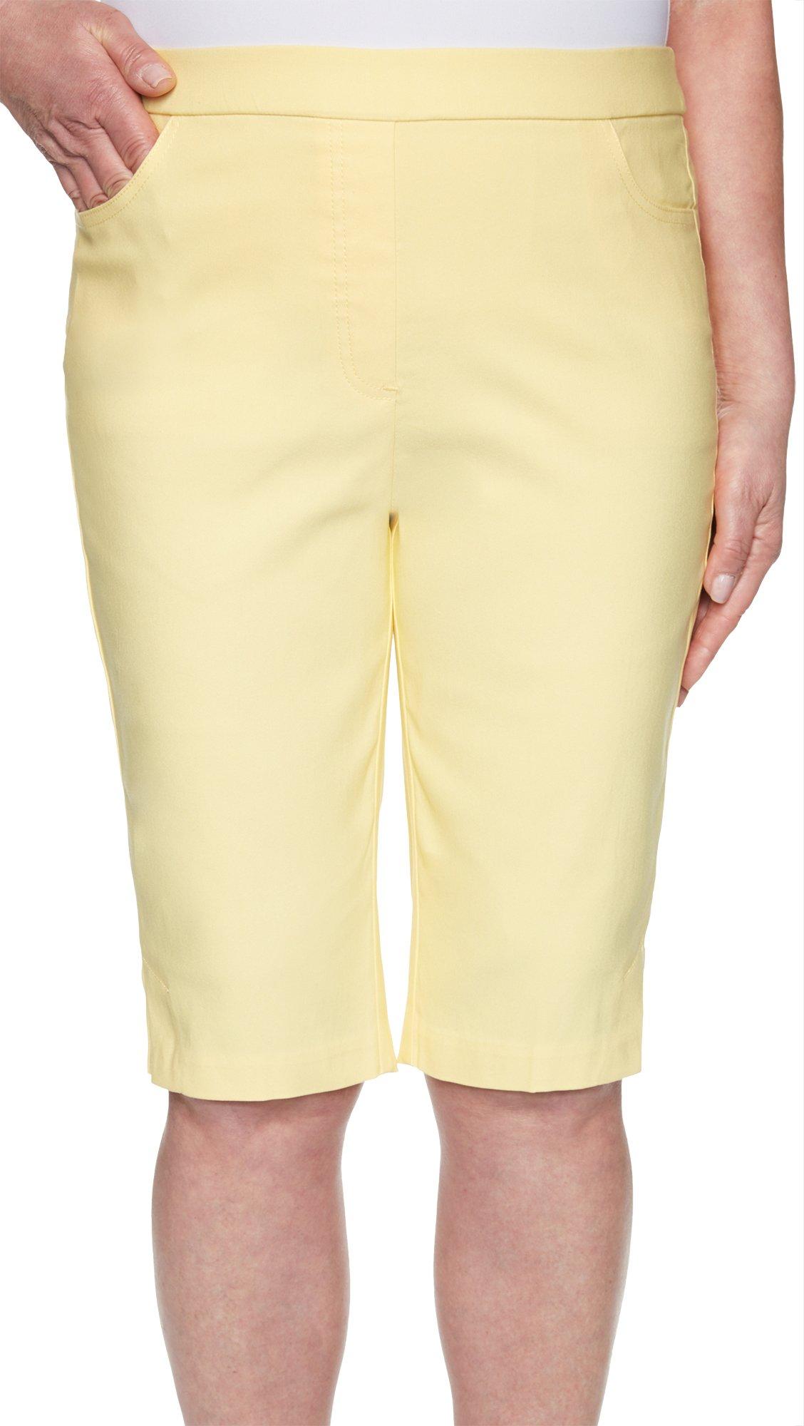 women's plus size khaki bermuda shorts