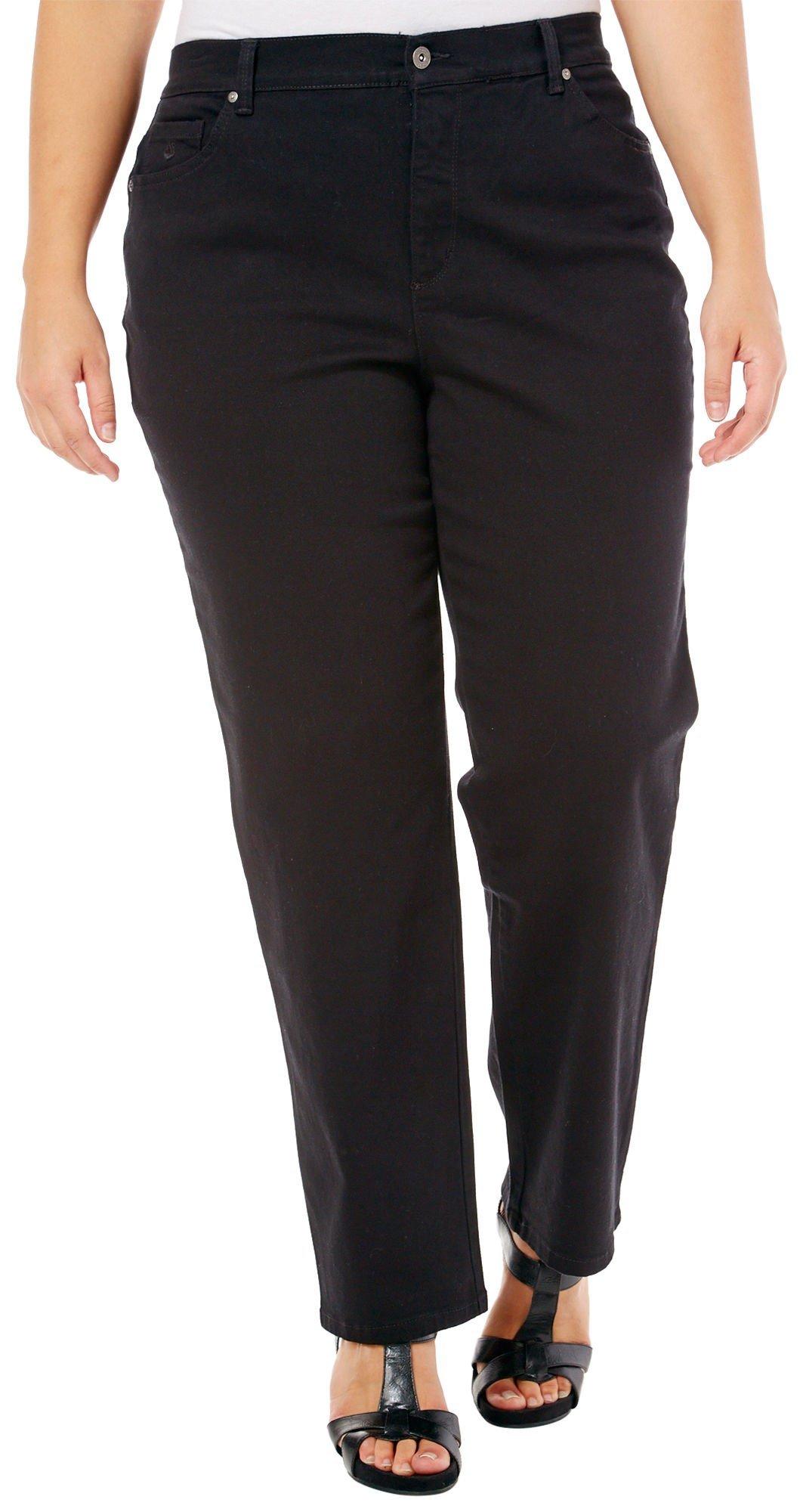 plus size gloria vanderbilt amanda classic tapered trouser pants