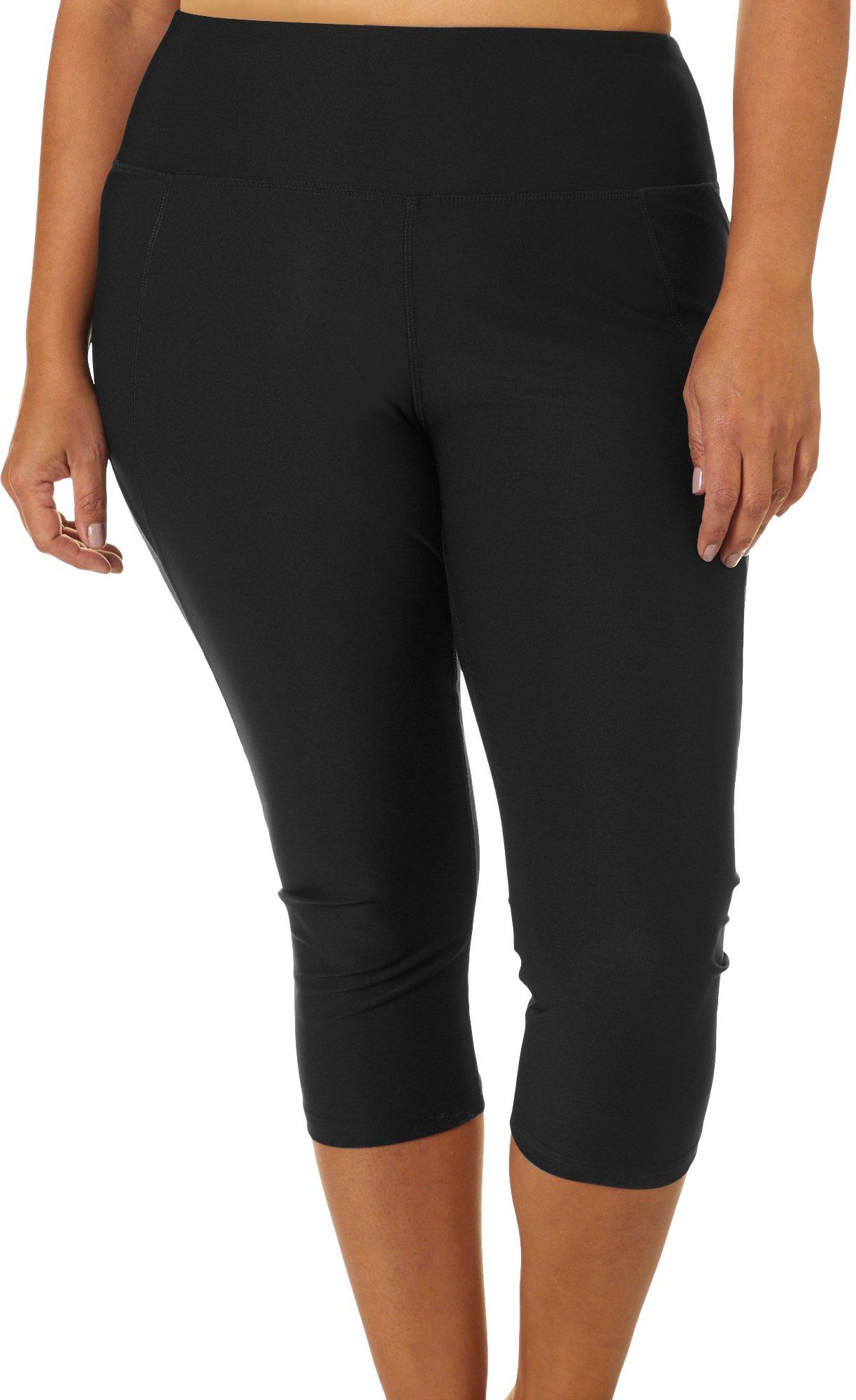 Nirlon Capri Leggings with Pockets - Capri Leggings with Pockets for Women  Breathable High Waisted Capri Leggings for Women