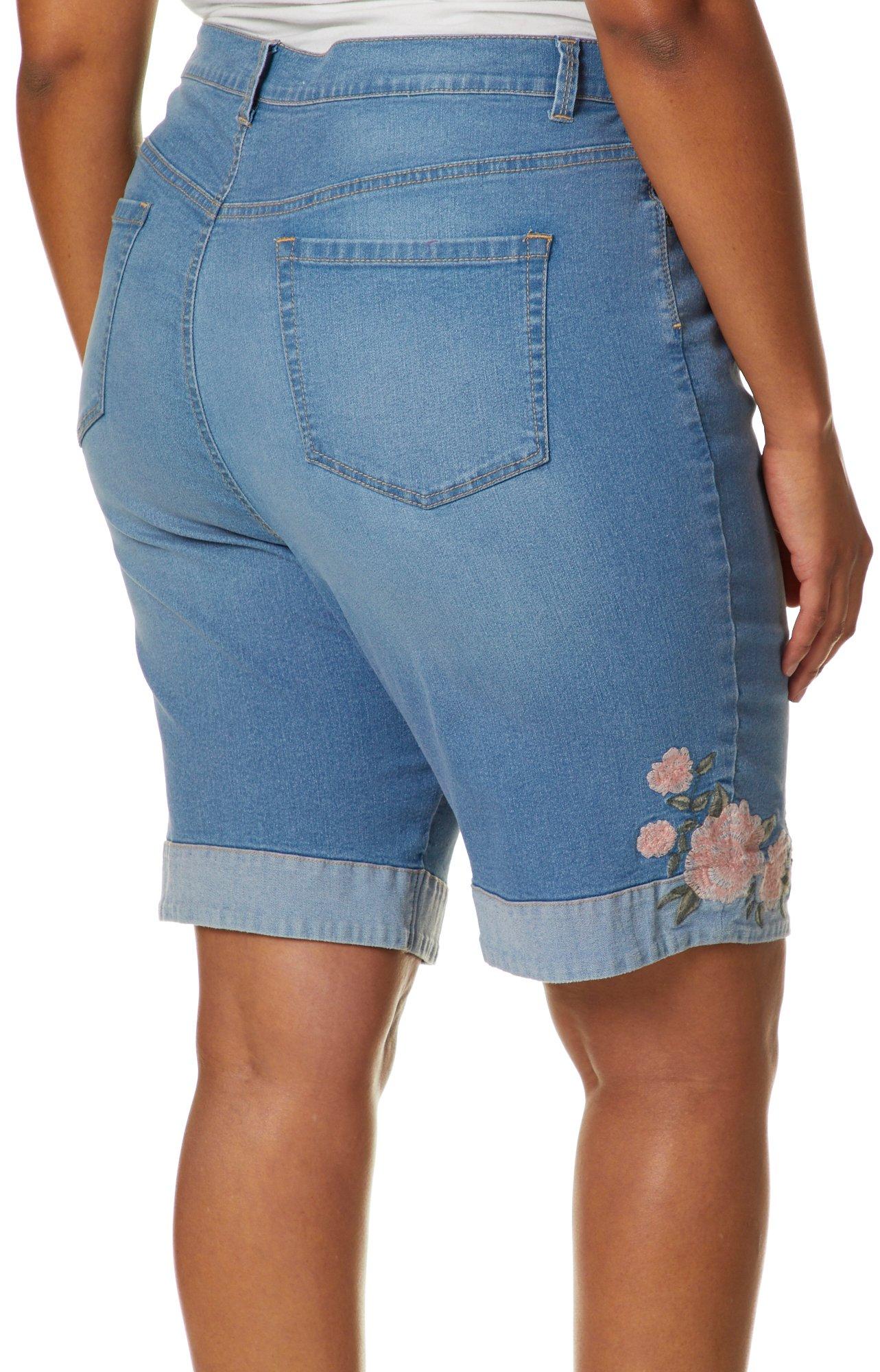 gloria vanderbilt amanda jeans plus size short