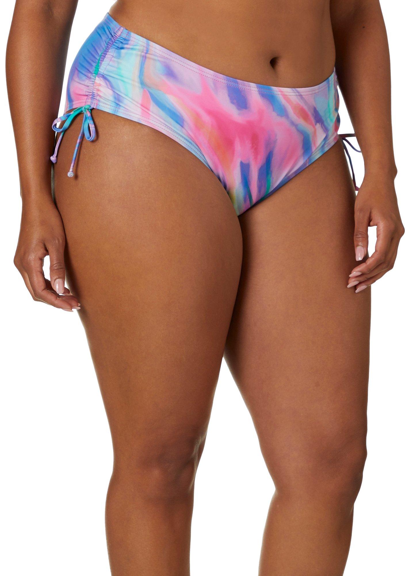 ruched swim bottoms