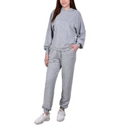 NY Collection Petite Pullover Hoodie & Joggers Set
