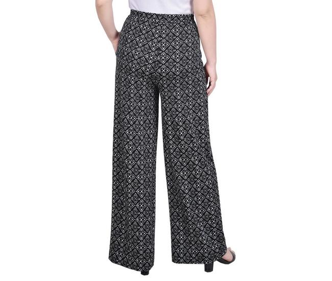 Petite Wide Leg Pull On Pant – NY COLLECTION