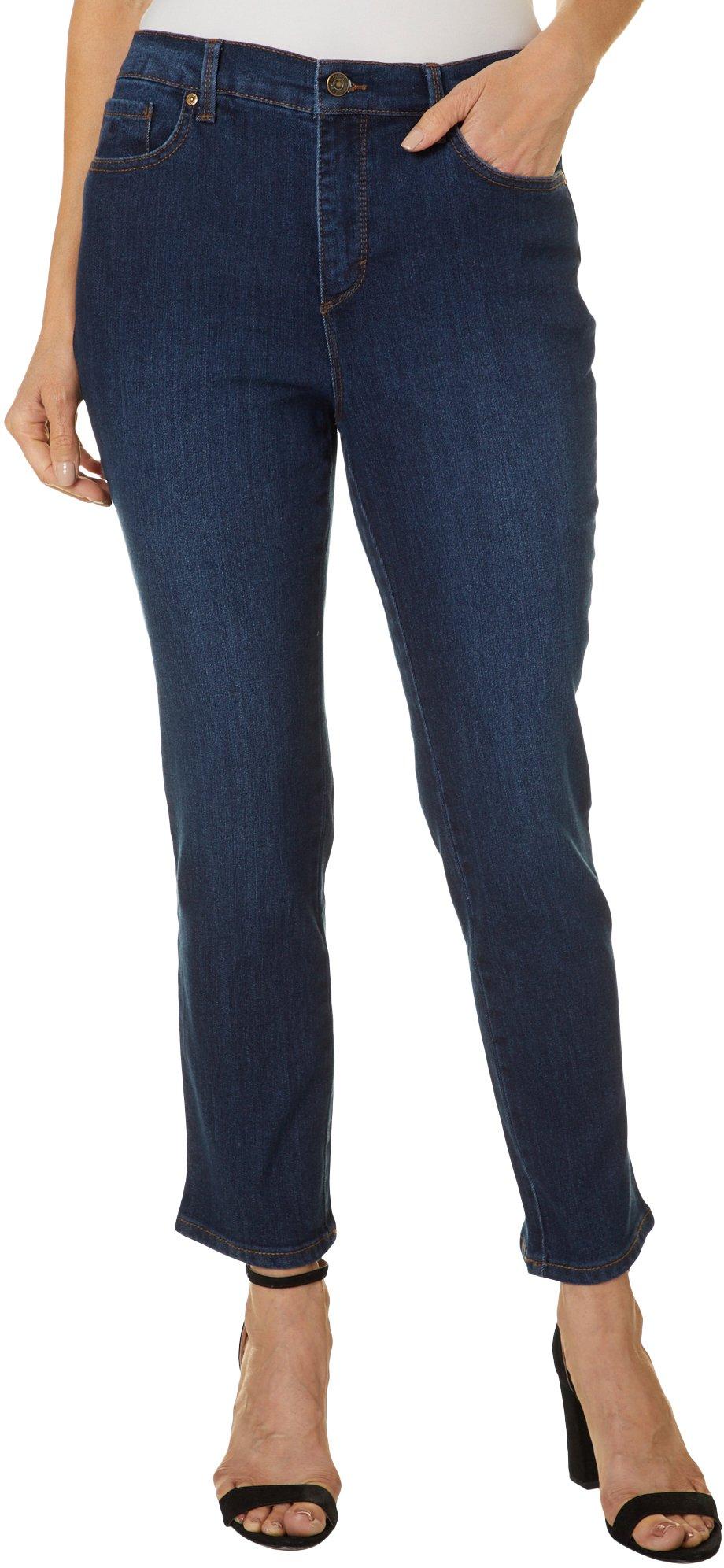 Gloria Vanderbilt Petite Amanda Flawless Flex Jeans 16P Denim blue wash ...