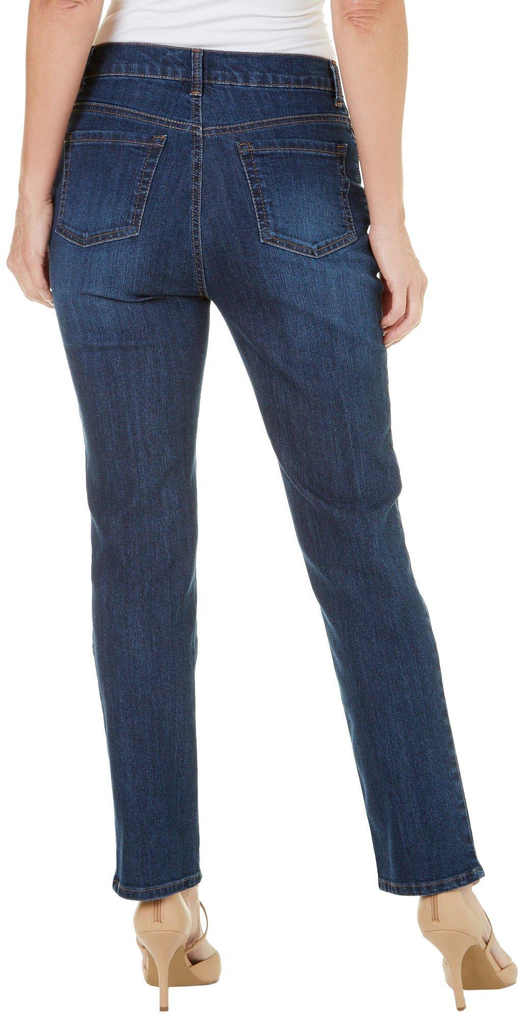 Gloria Vanderbilt Petite Amanda Straight Leg Jeans | eBay
