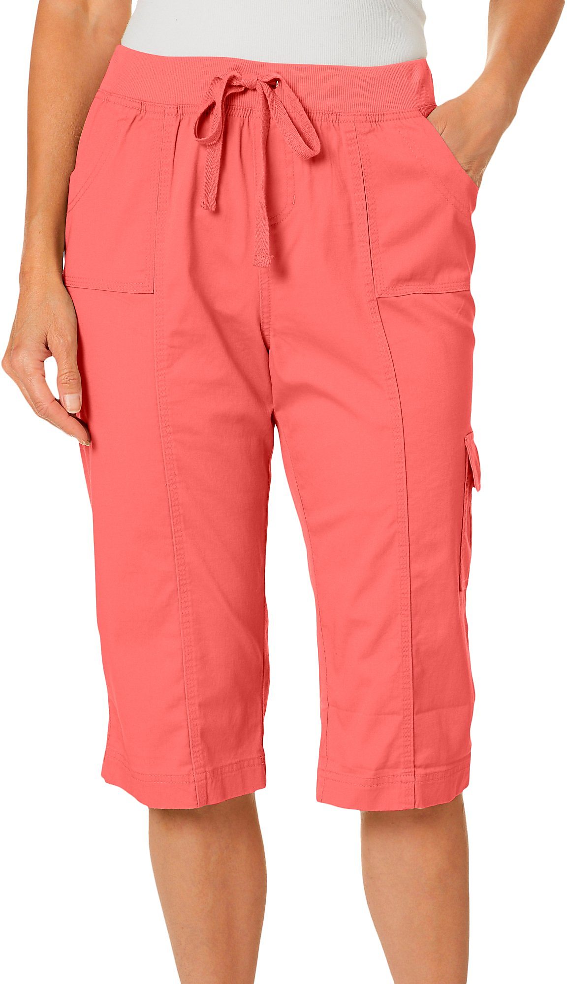 Fresh Petite Solid Pull On Skimmer Shorts | eBay