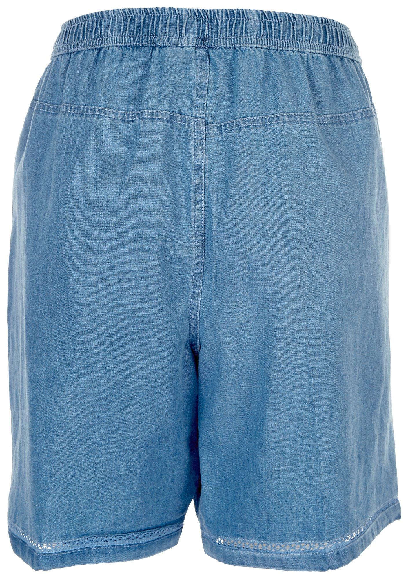 Emily Daniels Petite Solid Pull On Shorts | eBay