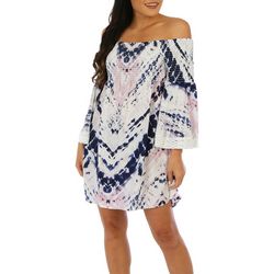 LIVE AND LET LIVE Womens Off the Shoulder Mini Dress