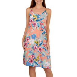 Kiwi Fresh Womens Floral Combo Sun Dress