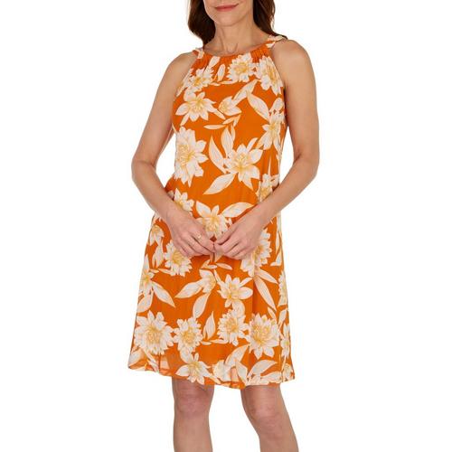 HARPER 241 Womens Tropical High Neck Dress