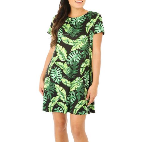 Harlow and Rose Womens Tropical Short Sleeve Casual