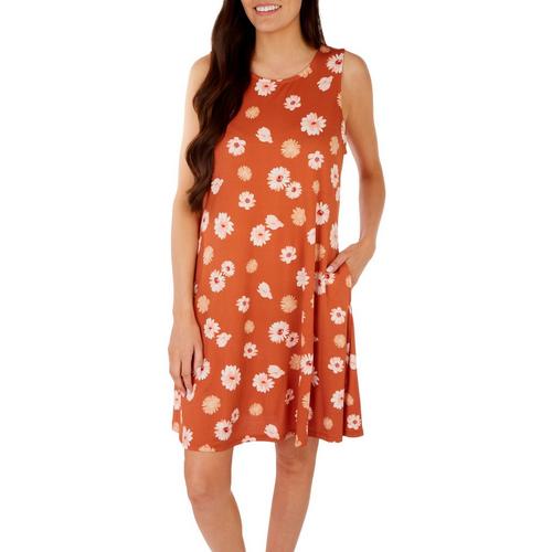 Harlow and Rose Womens Flower Buds Pocket Sleeveless