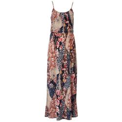 Late August Womens Floral Print Maxi Dress
