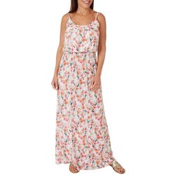 NAIF Late August Womens Spring Floral Maxi Dress