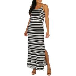 Womens Striped Maxi Dress