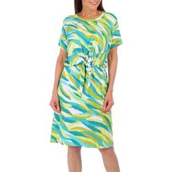 Lexington Avenue Womens Short Sleeve Dress
