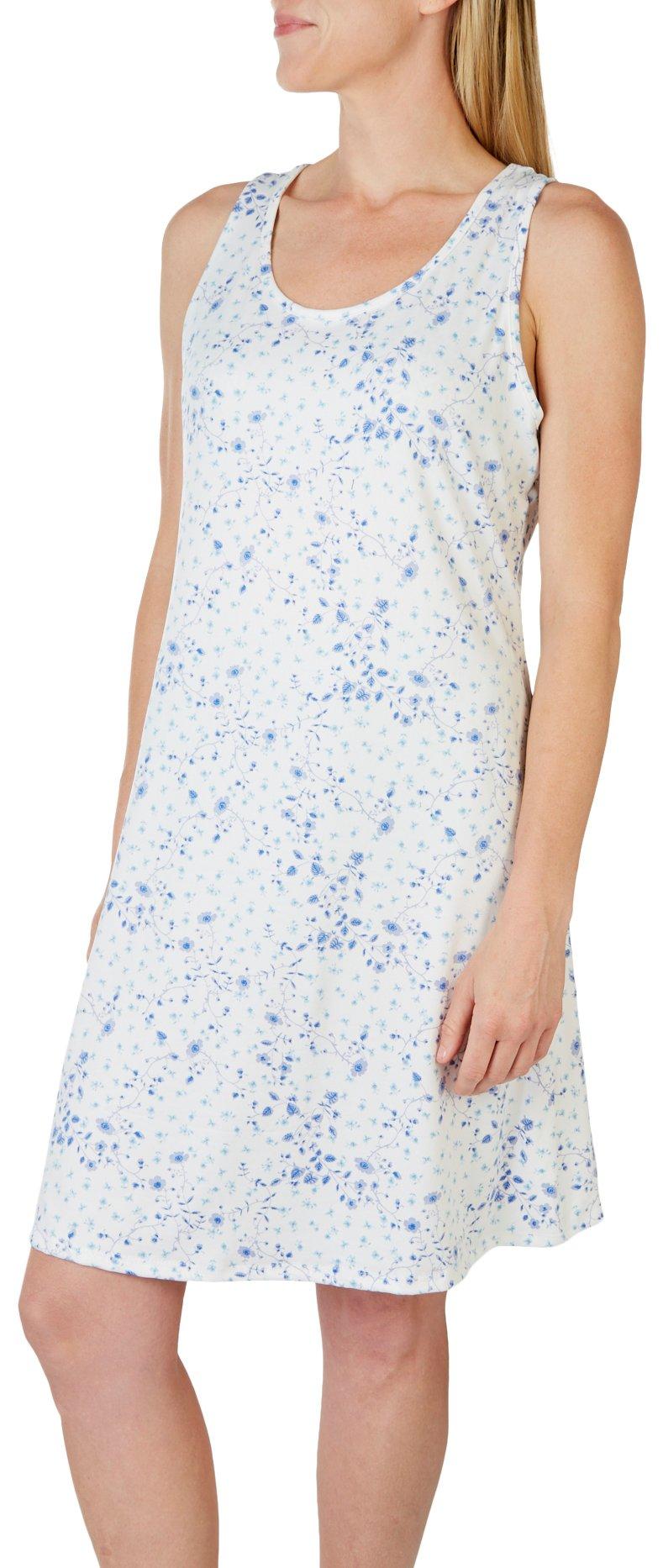 Lexington Avenue Womens Dream Floral Sleeveless Swing Dress