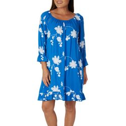 Womens Embroidered Floral Mykonos Dress