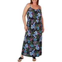 Late August Plus Sleeveless Floral Maxi Dress