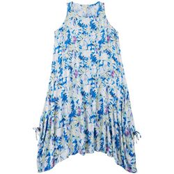 Water Lily Plus 2-Way of Wearing Painted Daisies Dress