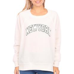 Juniors NY Crew Neck Long Sleeve Sweatshirt