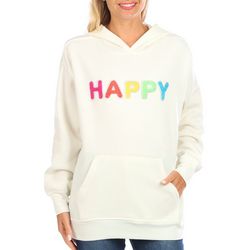 No Comment Juniors Happy Long Sleeve Hoodie