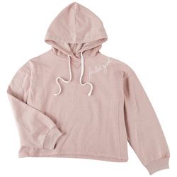 No Comment Juniors Ember Hooded Long Sleeve Top