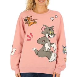 Tom & Jerry Juniors Patch Tom & Jerry Long Sleeve Sweaters