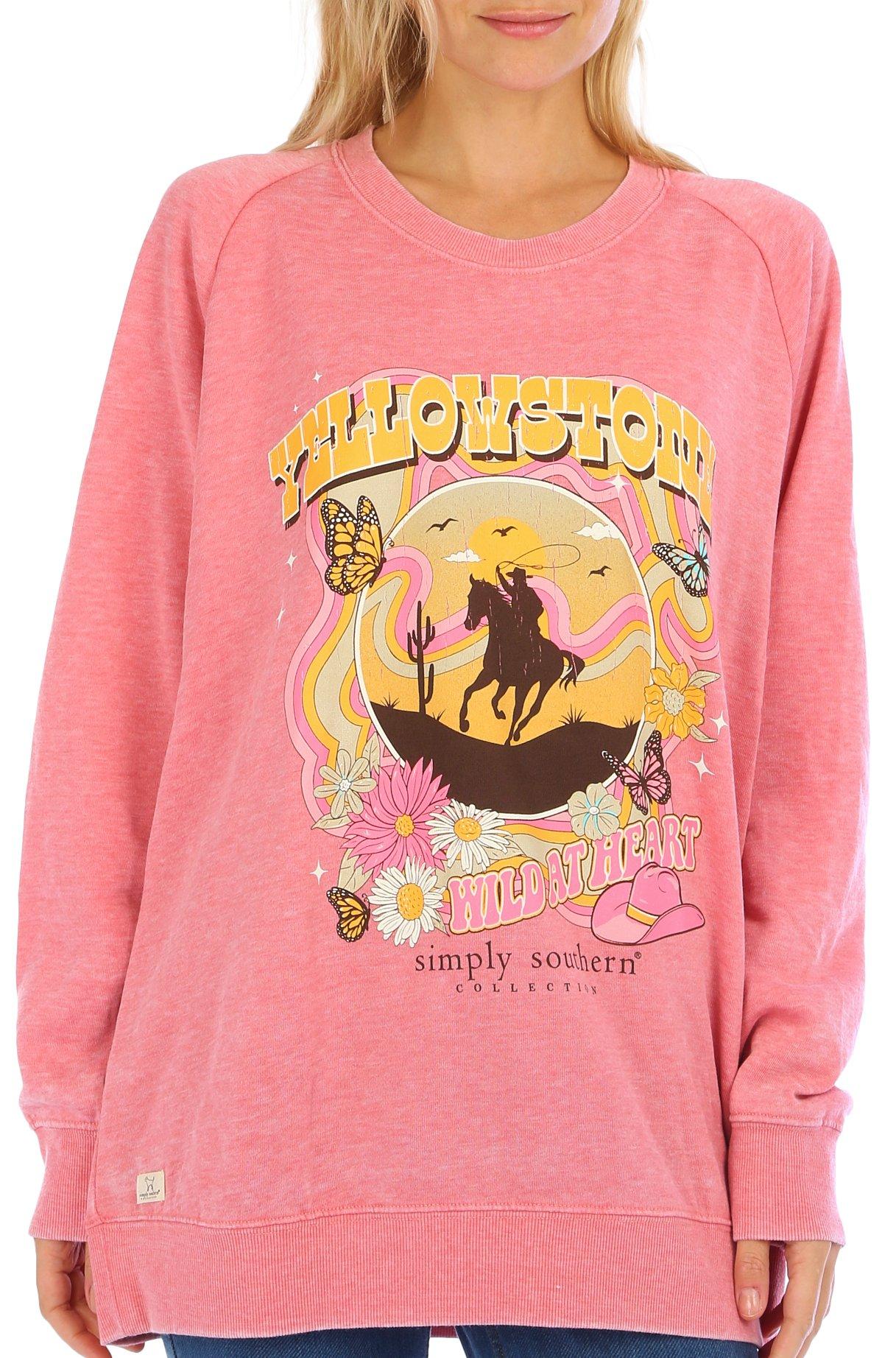 Simply Southern Juniors Yellowstone Long Sleeve Top