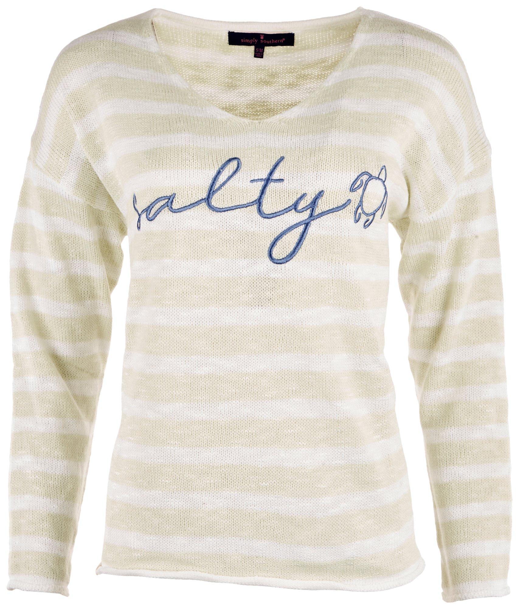 Simply Southern Juniors Pull Over Sweater