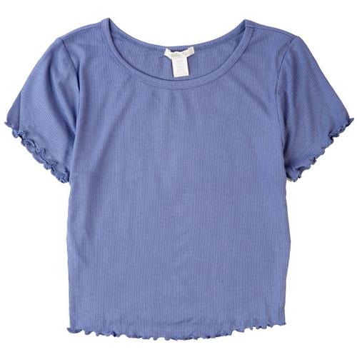 BOZZOLO Juniors Lettuce Edge Baby Cropped Top