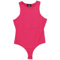 Just Polly Juniors Solid Round Neck Sleeveless Bodysuit