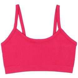 Juniors Solid Waffled Knit Bralette