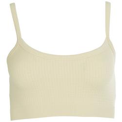 Juniors Solid Waffle Knit Bralette