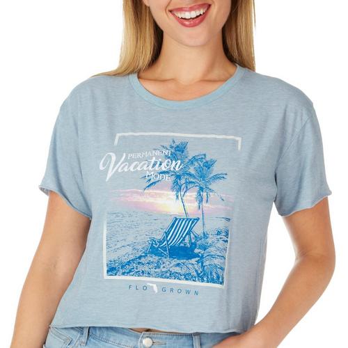 FloGrown Juniors Vacation Mode Short Sleeve T-Shirt