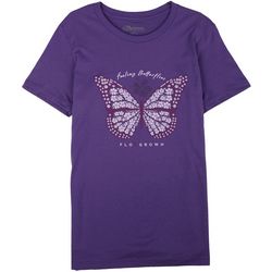 FloGrown Juniors Feeling Butterflies Short Sleeve T-Shirt