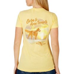 FloGrown Juniors Born To Chase Sunsets Short Sleeve T-Shirt