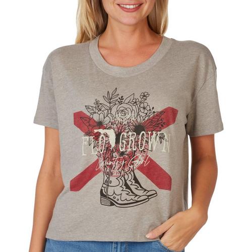 FloGrown Juniors Country Girl Short Sleeve T-Shirt