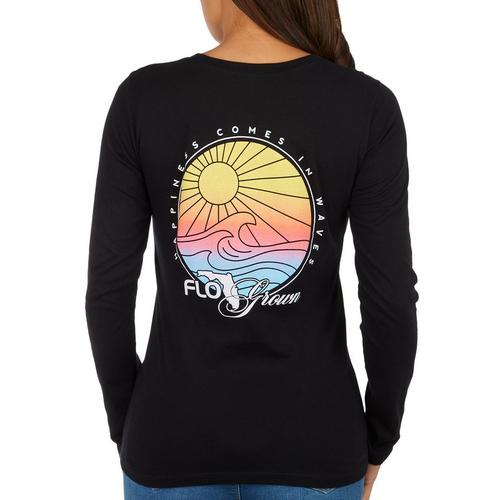 FloGrown Juniors Happiness Comes In Waves Long Sleeve